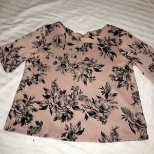 Floral half sleeve shirt